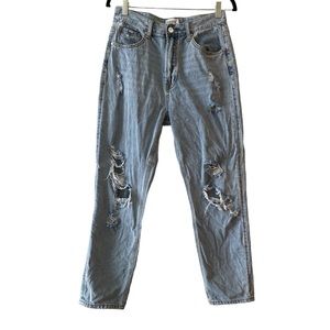 Insane Gene Los Angeles USA High Waisted Distressed Jeans Waist 29